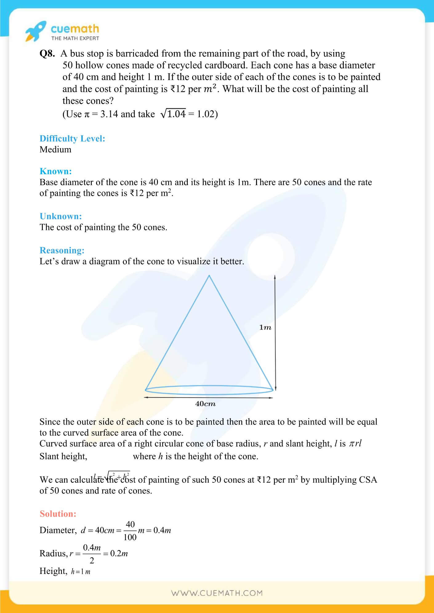 NCERT Solutions Class 9 Math Chapter 13 Exercise 13.3 34