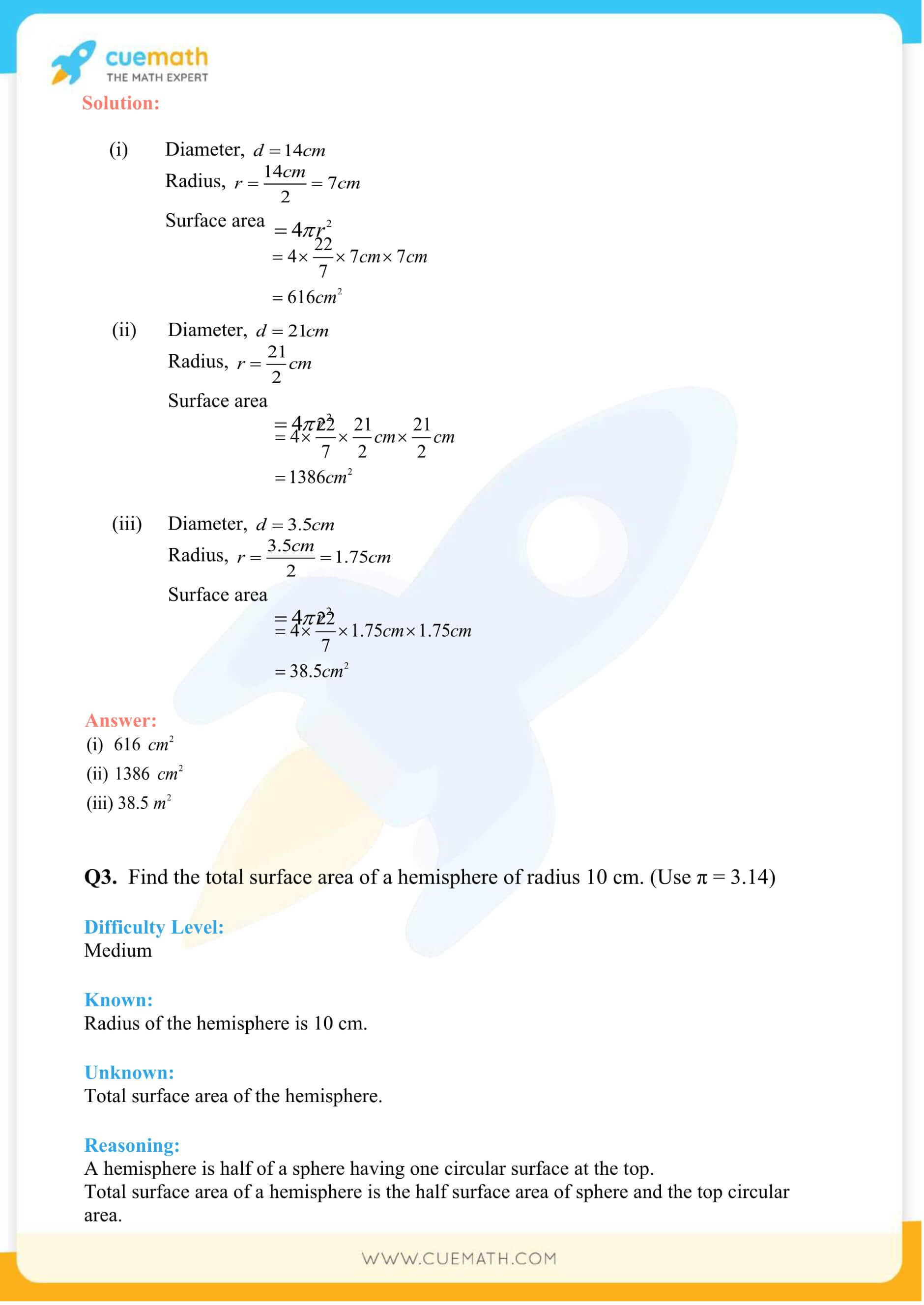 NCERT Solutions Class 9 Math Chapter 13 Exercise 13.4 38