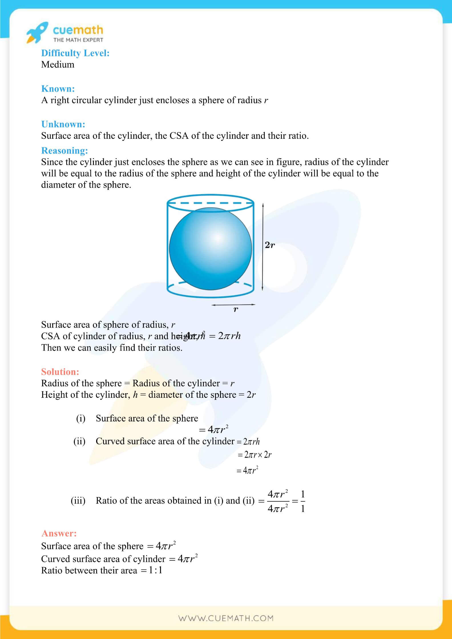 NCERT Solutions Class 9 Math Chapter 13 Exercise 13.4 45