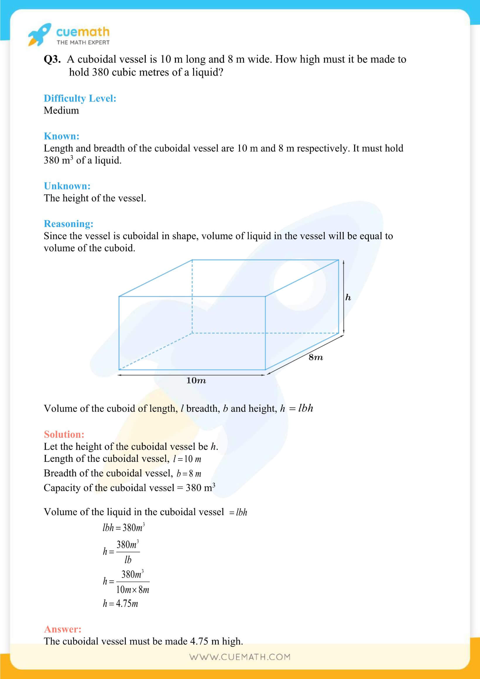 NCERT Solutions Class 9 Math Chapter 13 Exercise 13.5 48