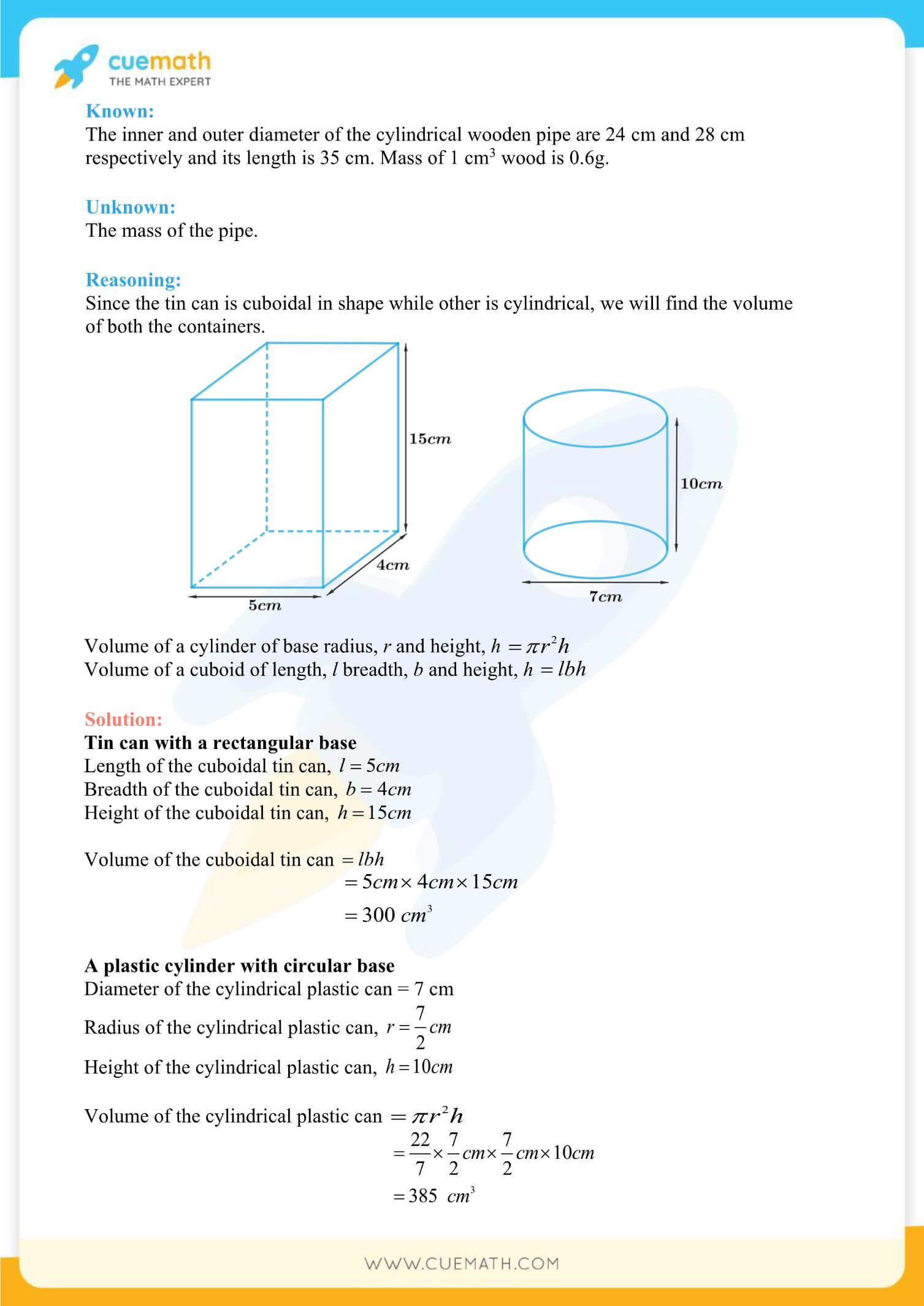 NCERT Solutions Class 9 Math Chapter 13 Exercise 13.6 59