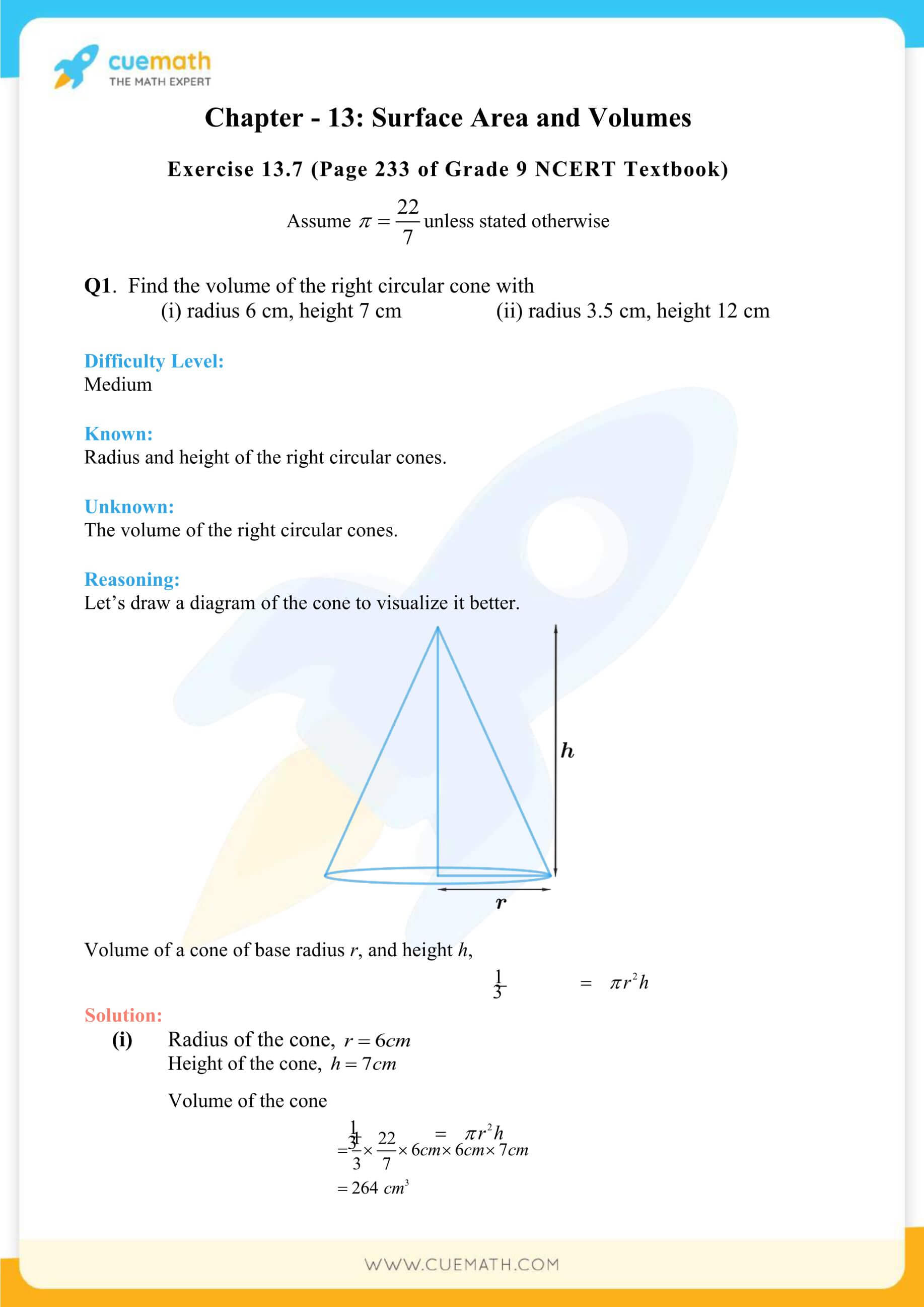 NCERT Solutions Class 9 Math Chapter 13 Exercise 13.7 67