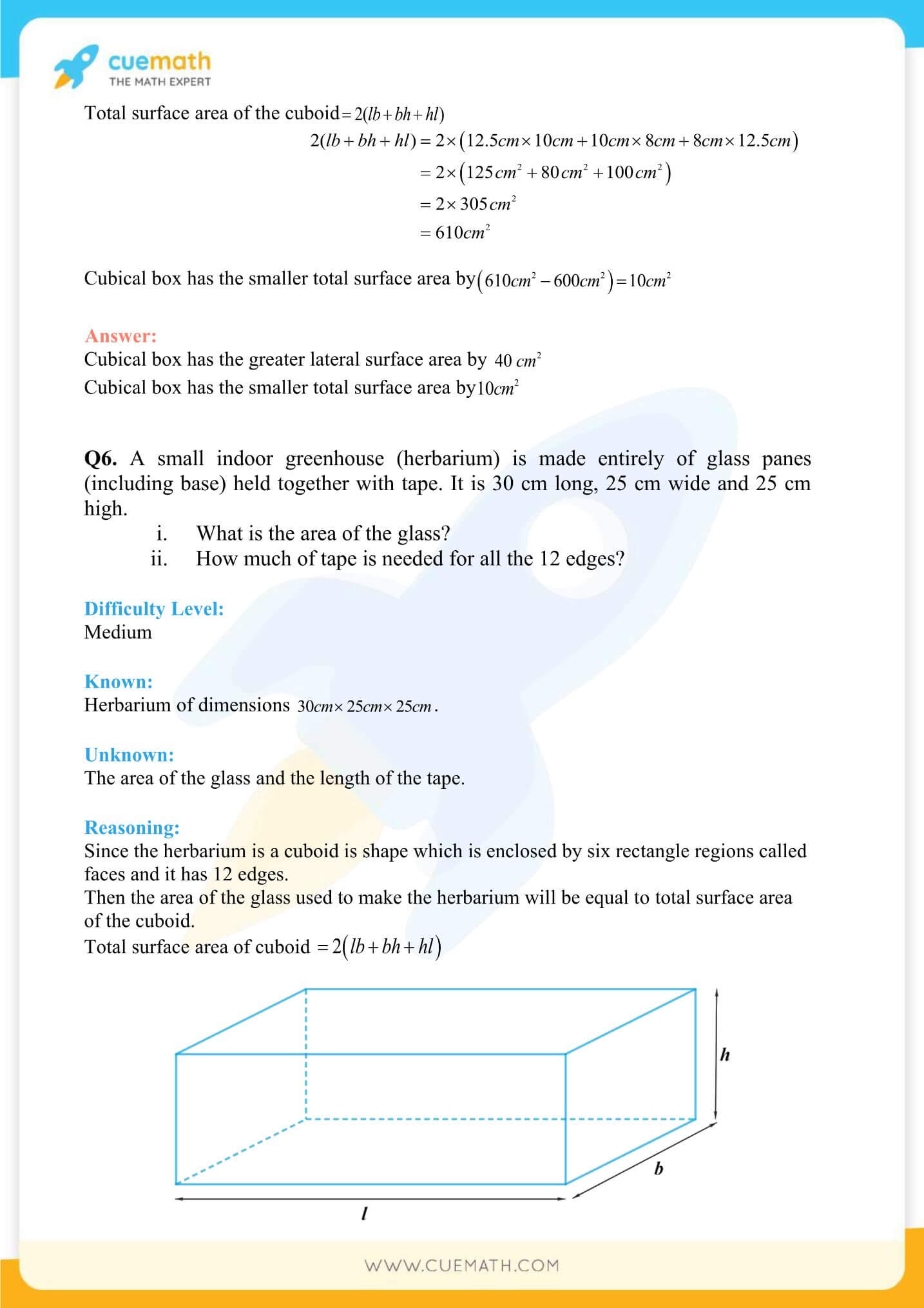 NCERT Solutions Class 9 Math Chapter 13 Surface Area And Volumes 7