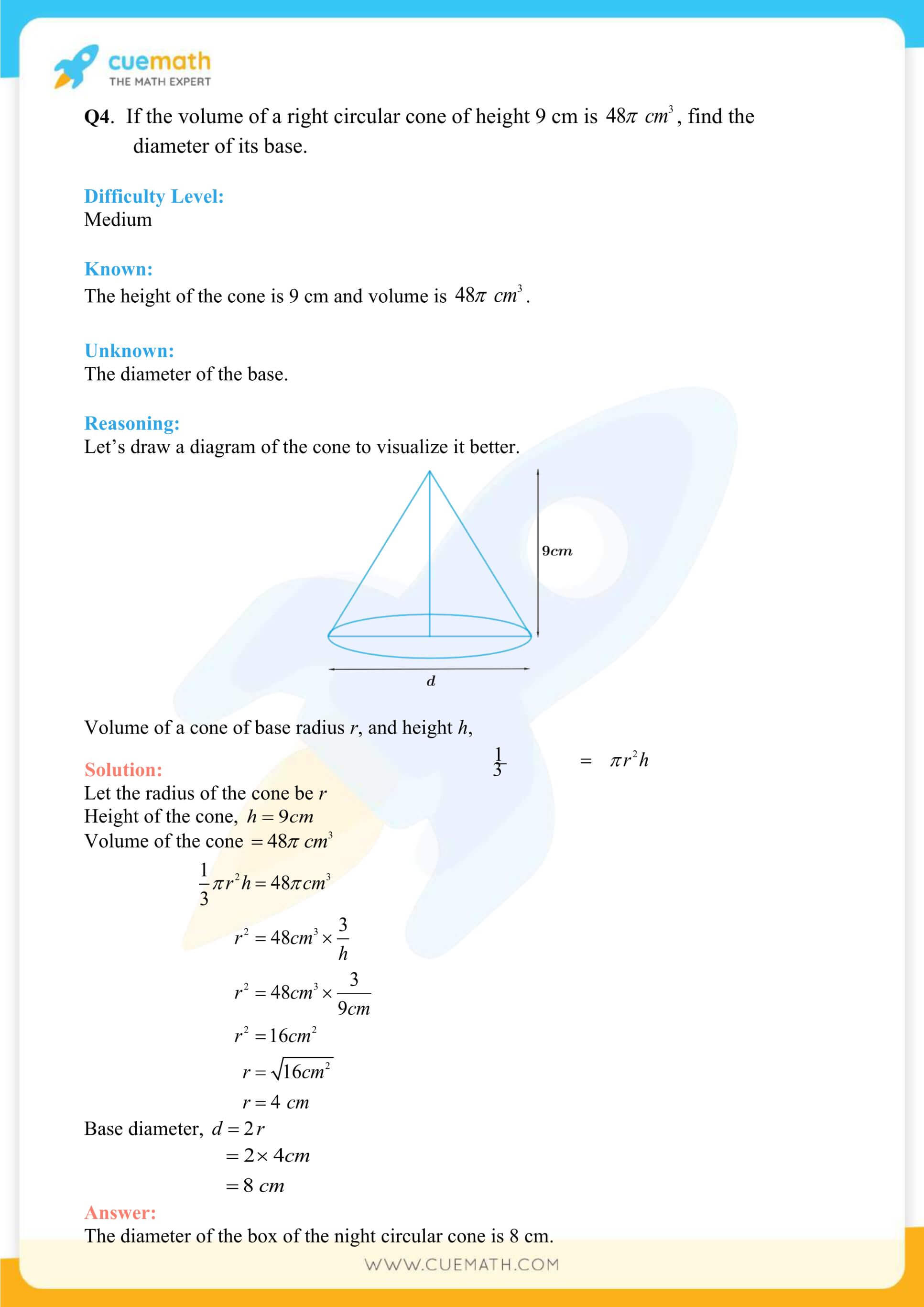 NCERT Solutions Class 9 Math Chapter 13 Exercise 13.7 71