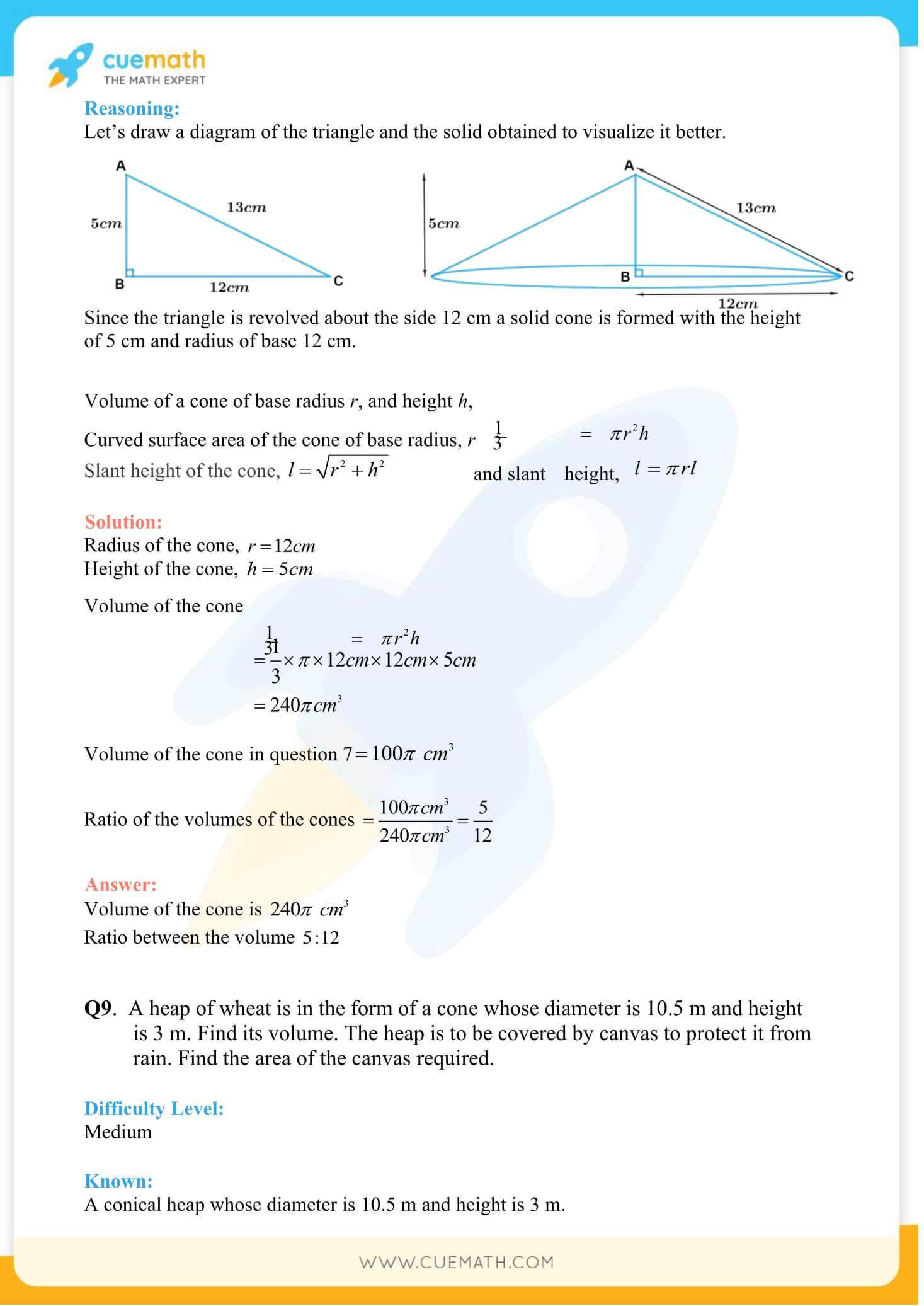 NCERT Solutions Class 9 Math Chapter 13 Surface Area And Volumes 76