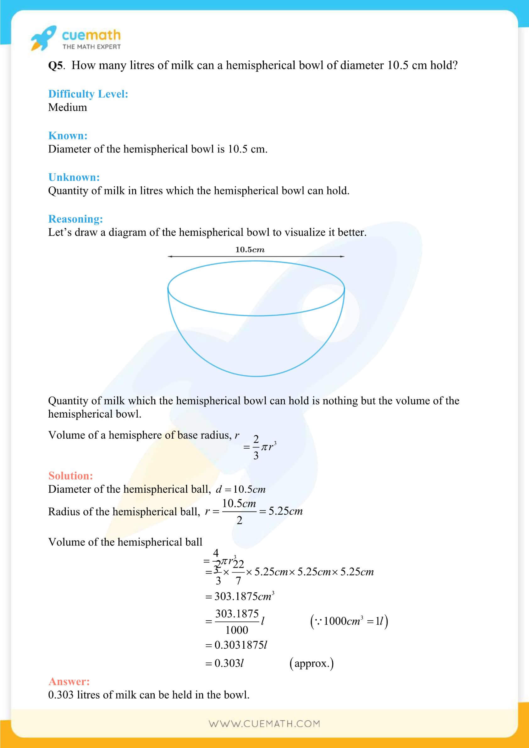 NCERT Solutions Class 9 Math Chapter 13 Surface Area And Volumes 83