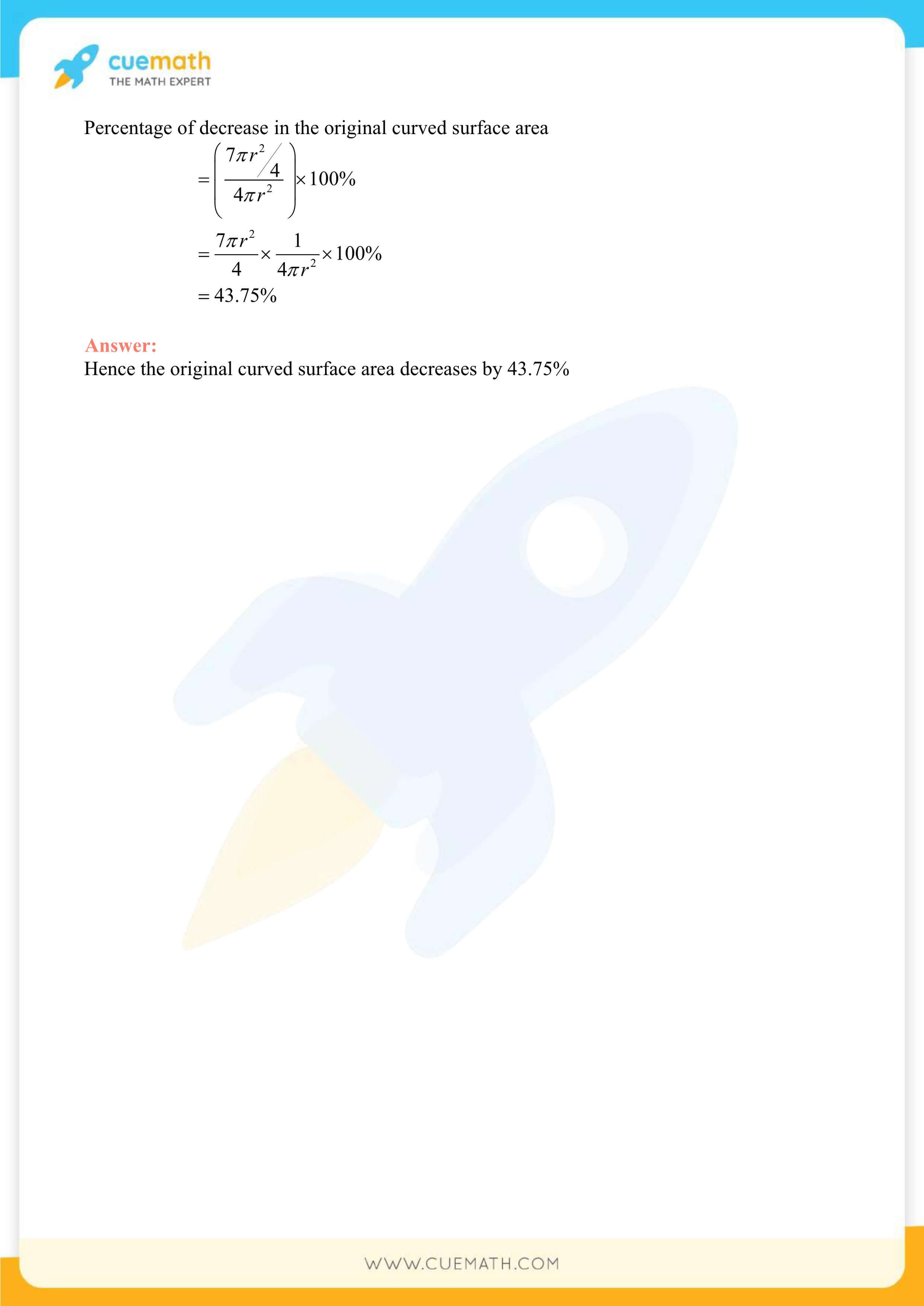 NCERT Solutions Class 9 Math Chapter 13 Surface Area And Volumes 95