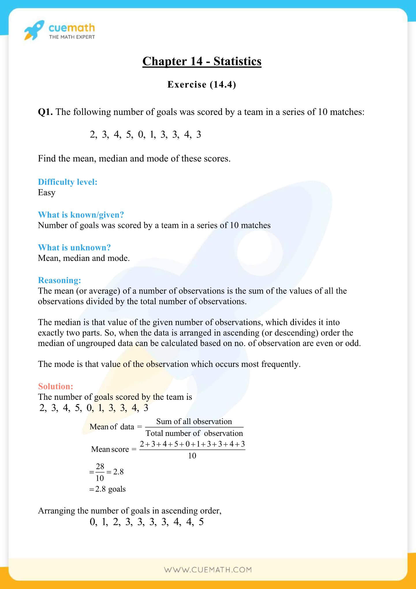 NCERT Solutions Class 9 Math Chapter 14 Exercise 14.4 27