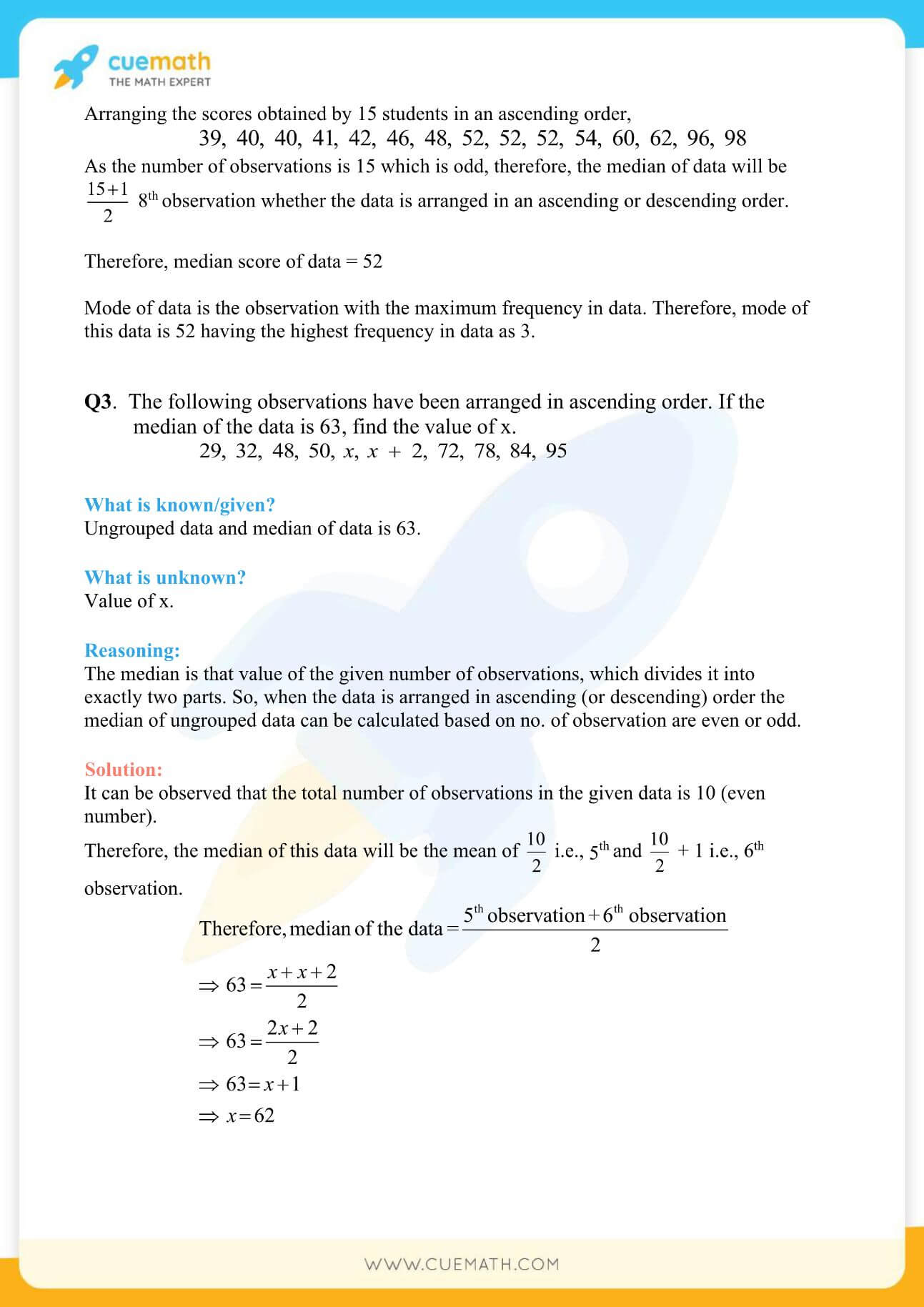 NCERT Solutions Class 9 Math Chapter 14 Exercise 14.4 29