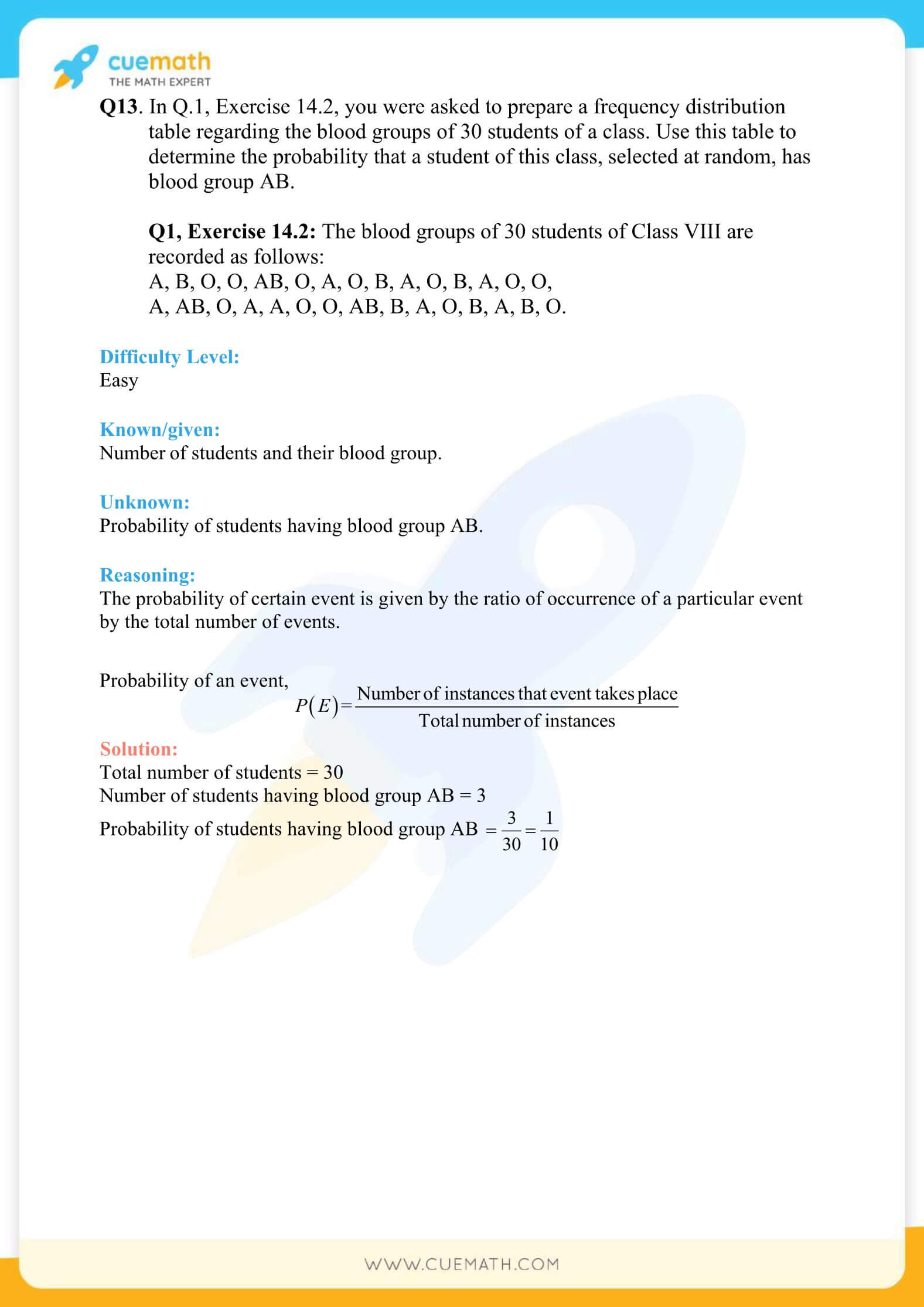 NCERT Solutions Class 9 Math Chapter 15 Probability 11