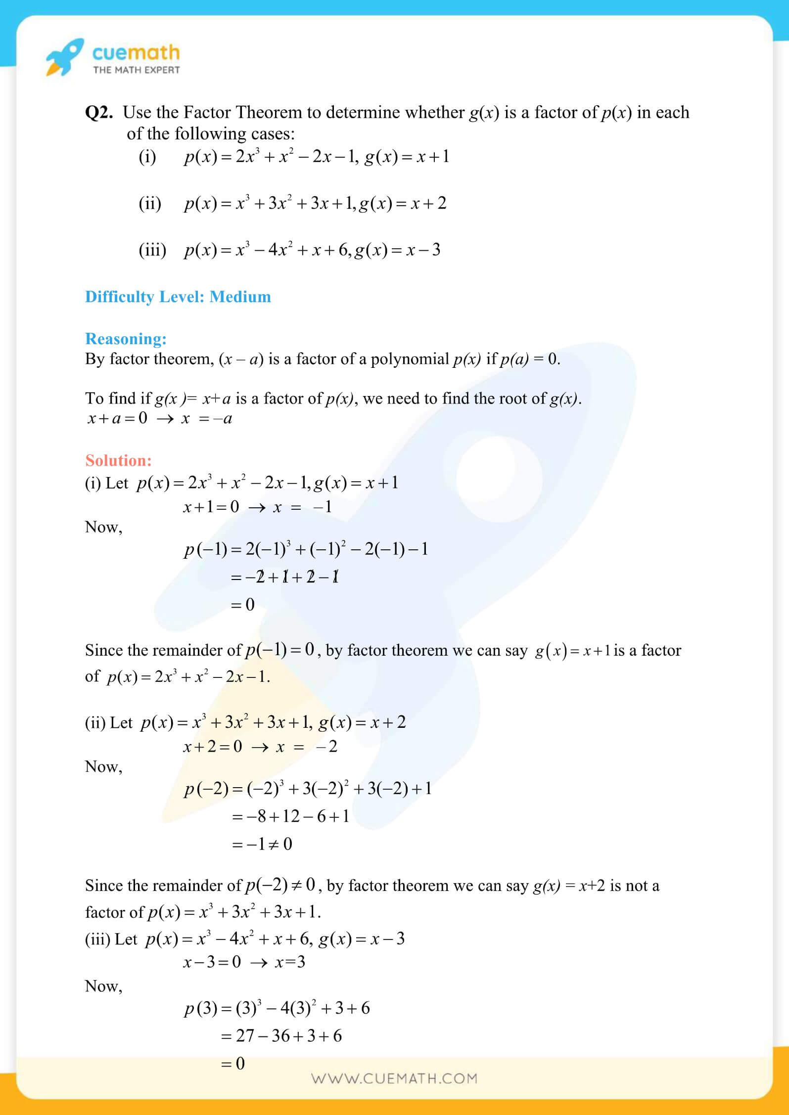 NCERT Solutions Class 9 Math Chapter 2 Polynomials 14