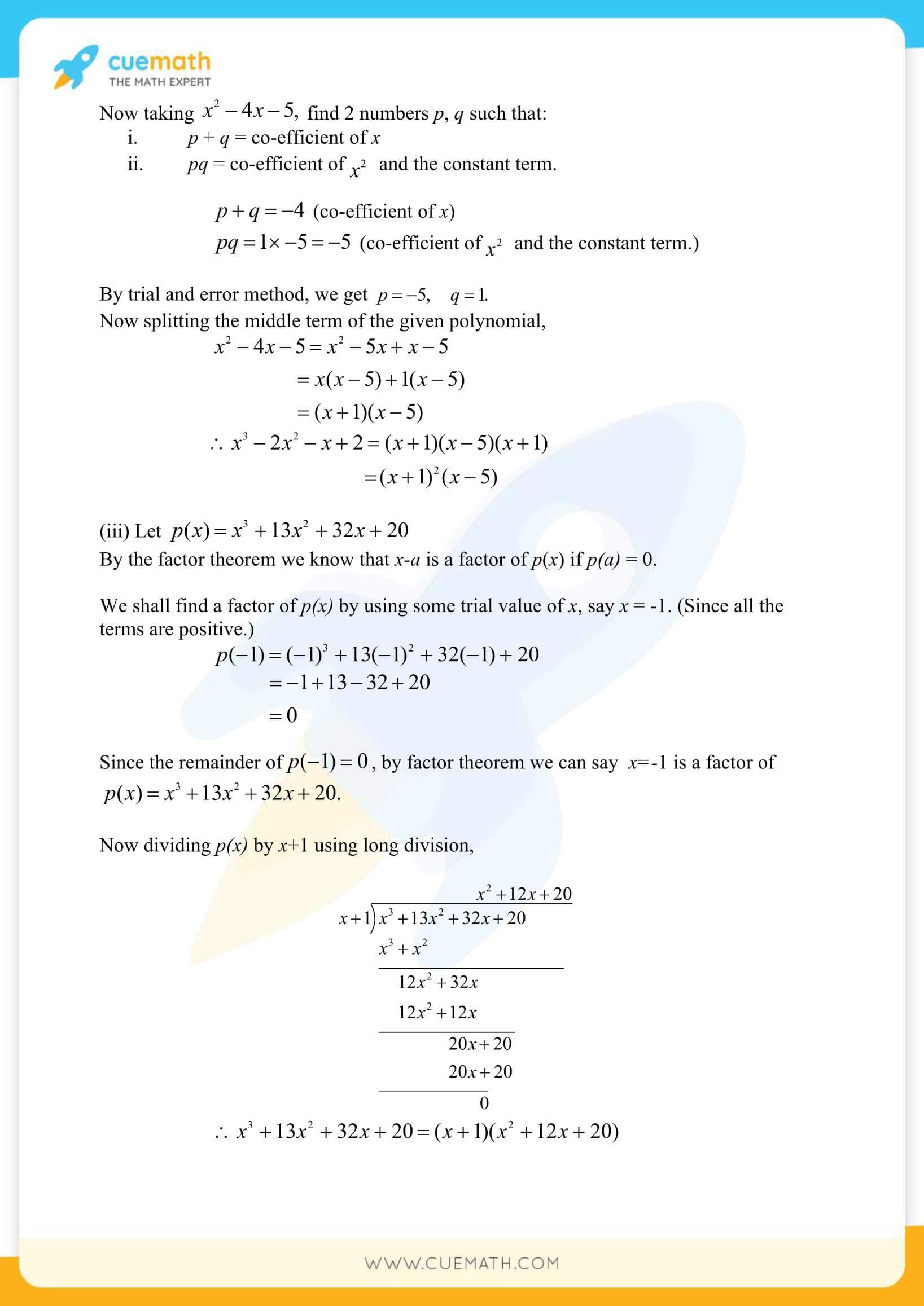 NCERT Solutions Class 9 Math Chapter 2 Polynomials 19
