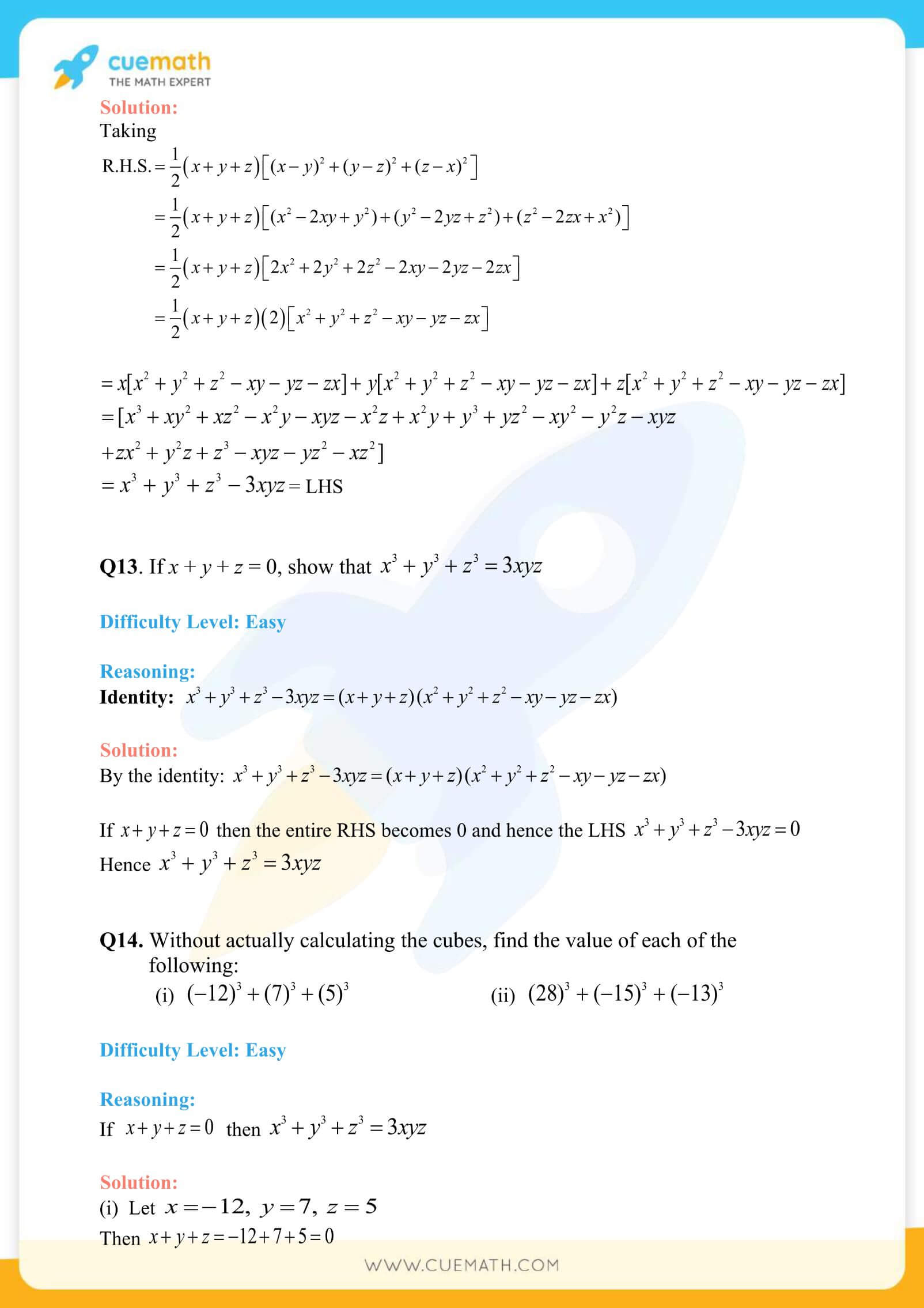 NCERT Solutions Class Exercise 2.5 32