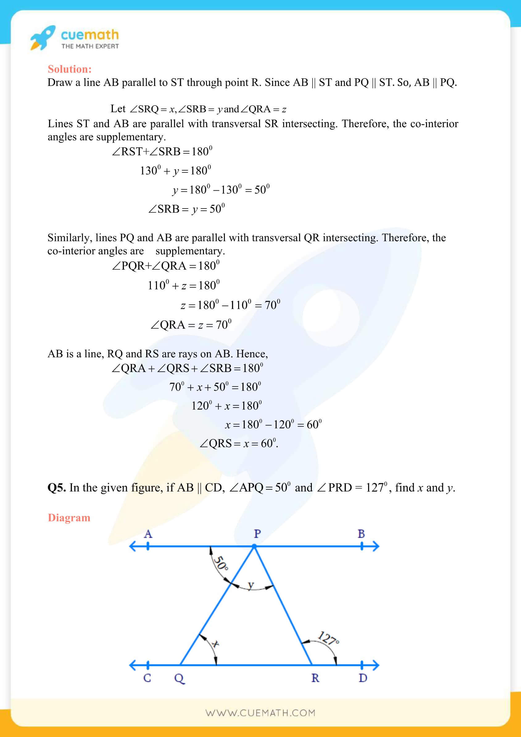 NCERT Solutions Class 9 Math Chapter 6 Lines And Angles 13