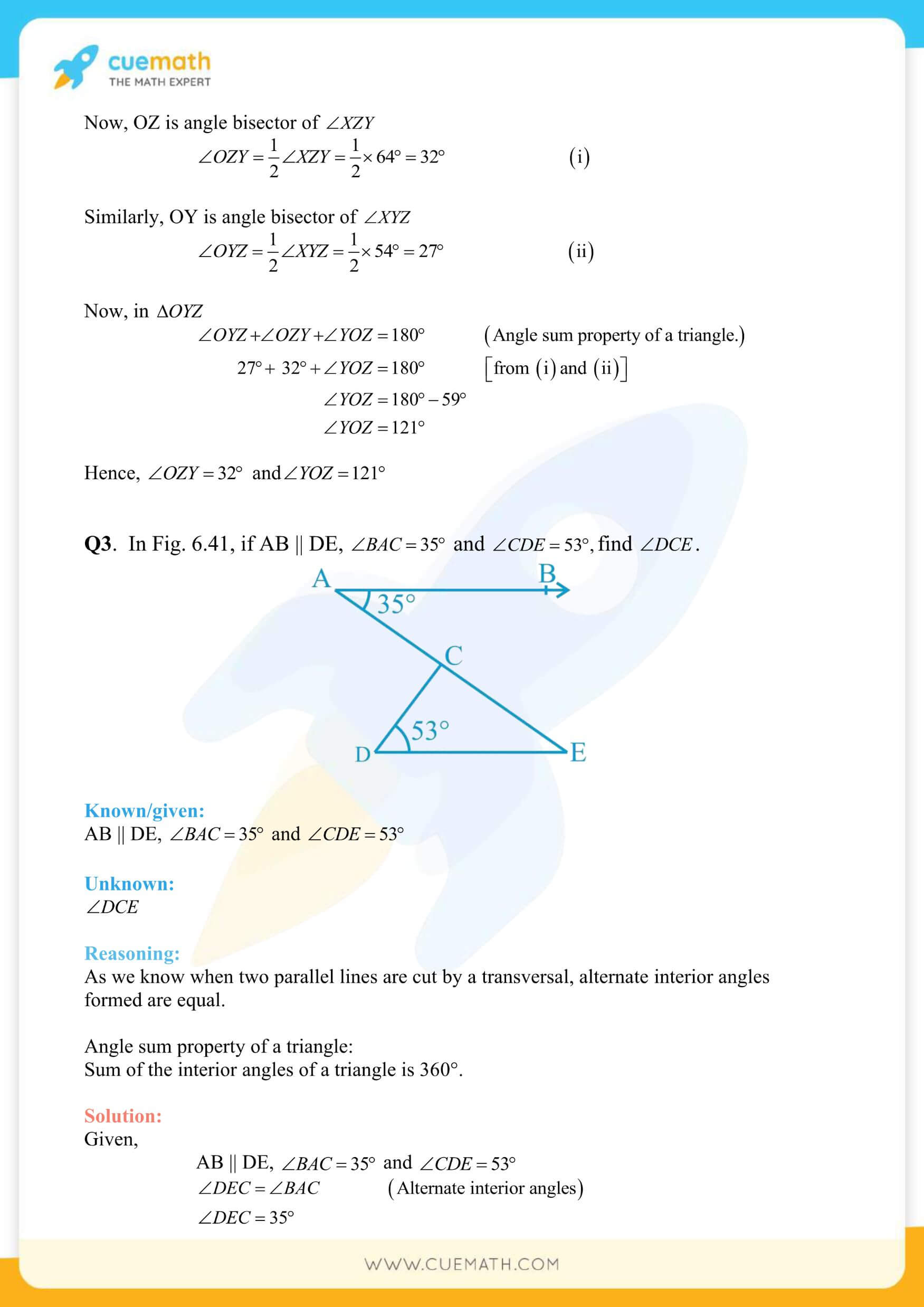 NCERT Solutions Class 9 Math Chapter 6 Lines And Angles 18