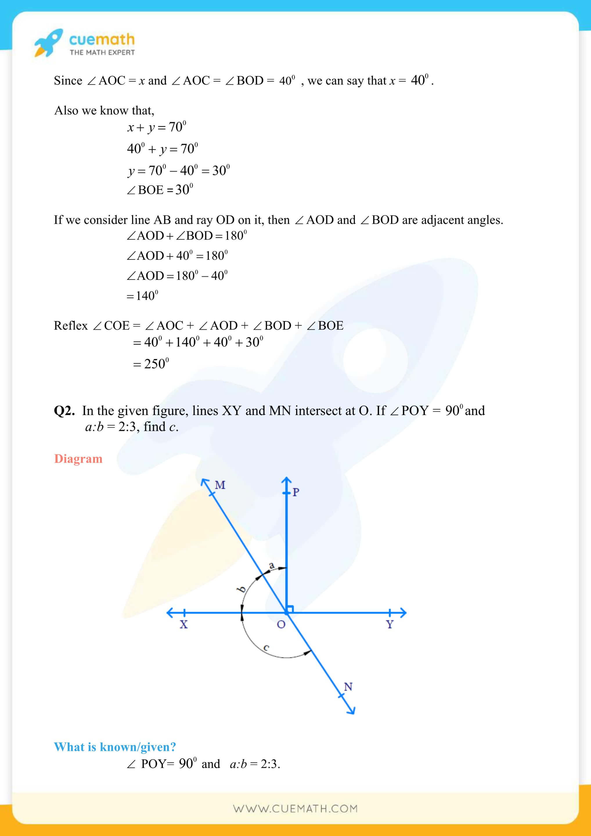 NCERT Solutions Class 9 Math Chapter 6 Lines And Angles 2