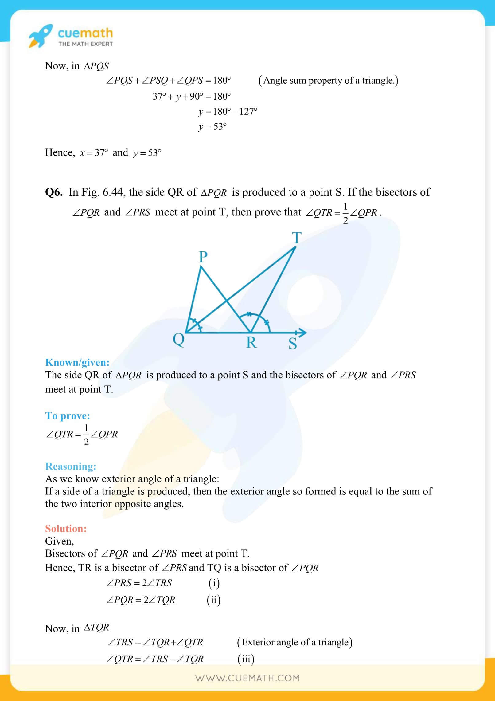 NCERT Solutions Class 9 Math Chapter 6 Lines And Angles 21