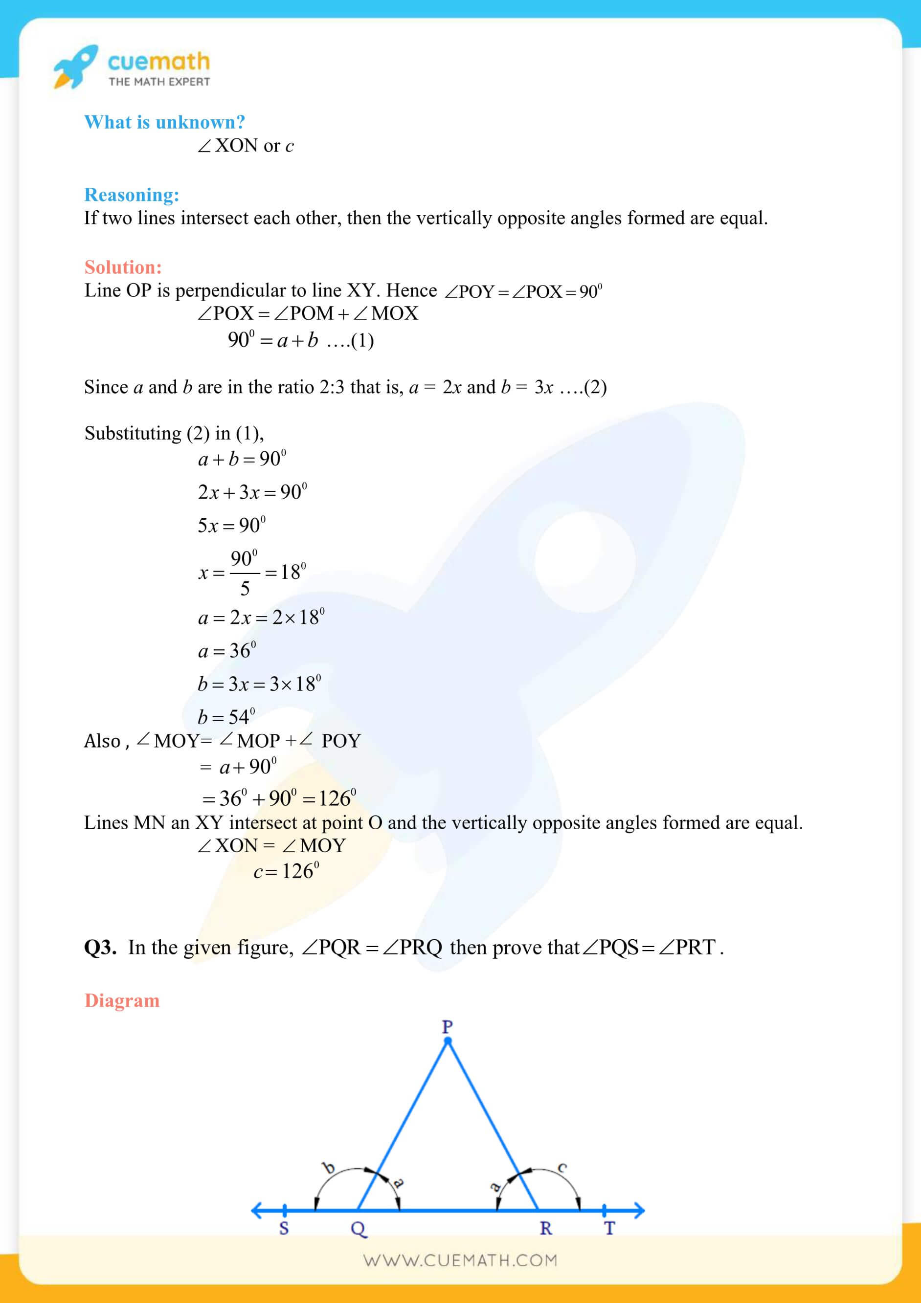 NCERT Solutions Class 9 Math Chapter 6 Exercise 6.1 3