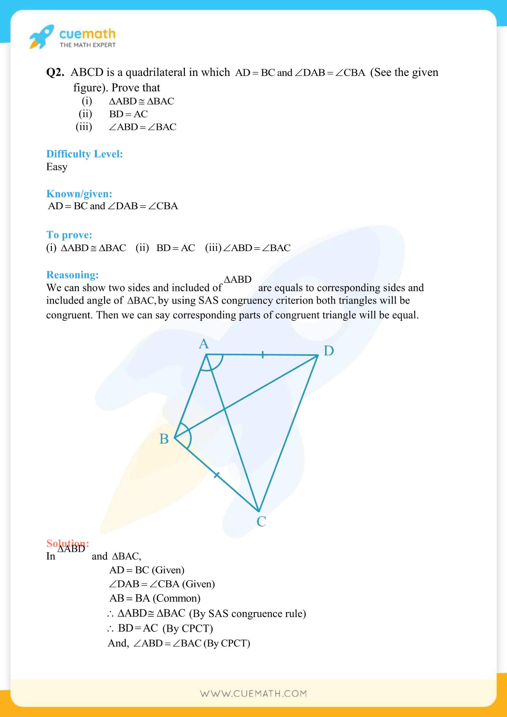 class 9 triangles assignment