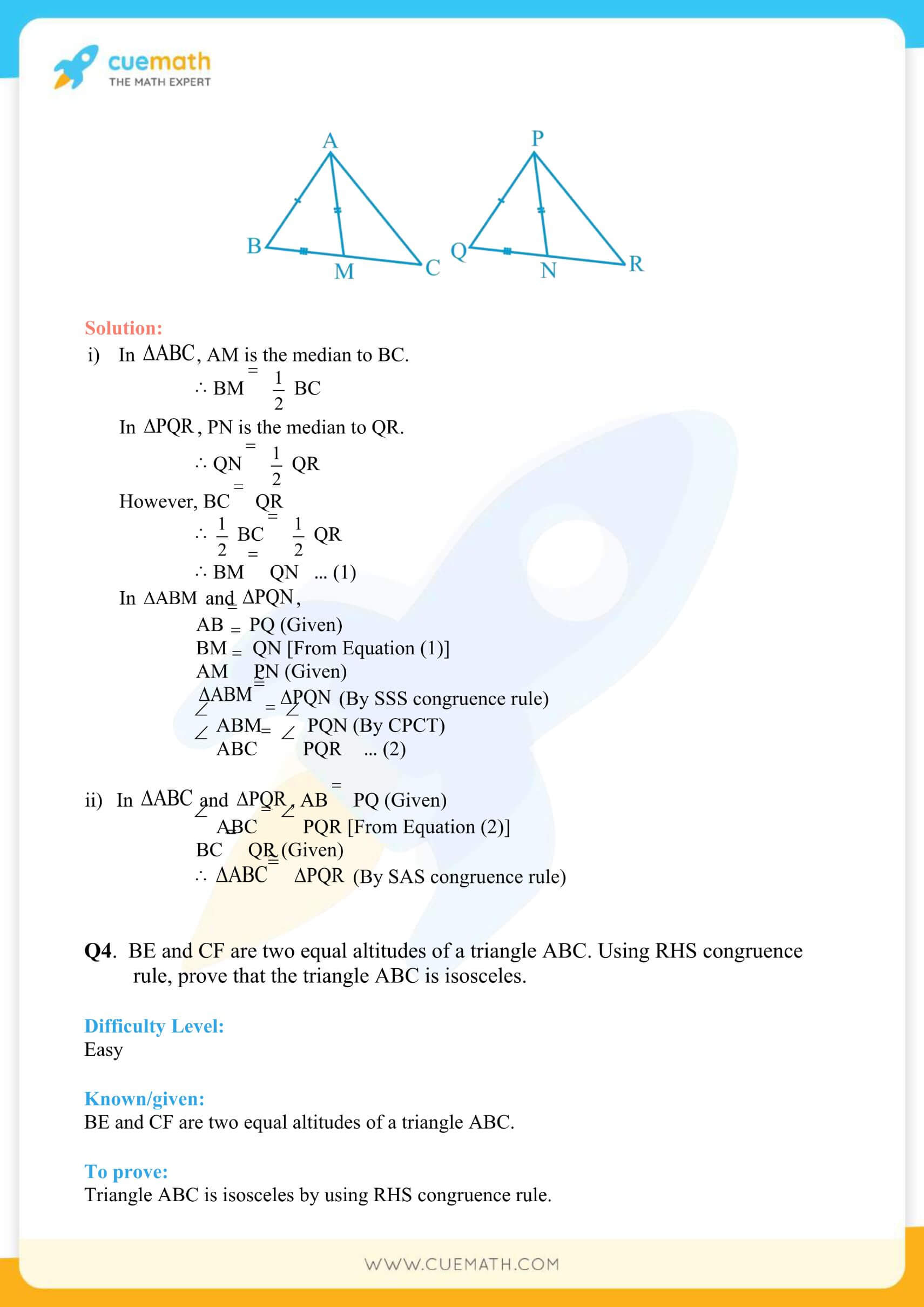 NCERT Solutions Class 9 Maths Chapter 7 Exercise 7 3 Access Free PDF