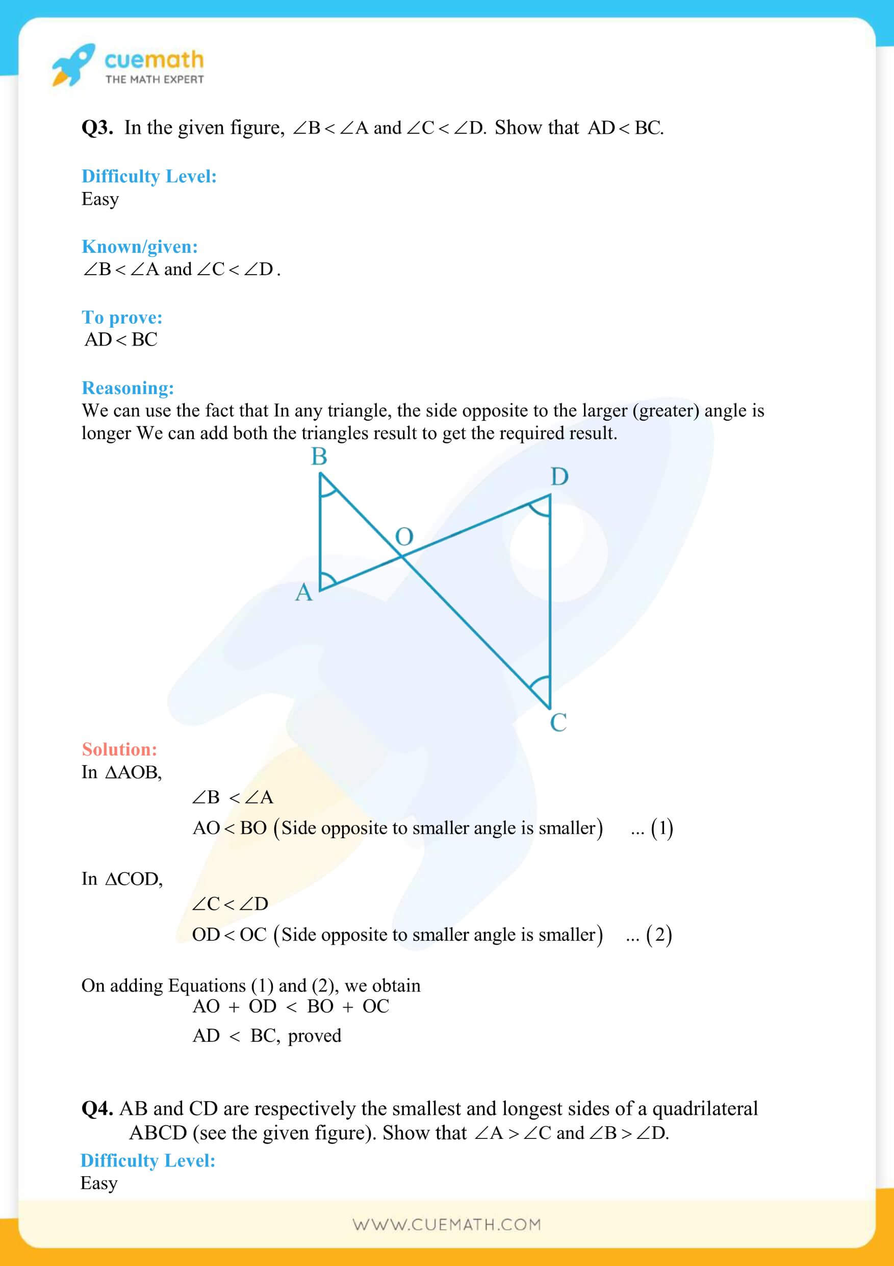 NCERT Solutions Class 9 Math Chapter 7 Exercise 7.4 25