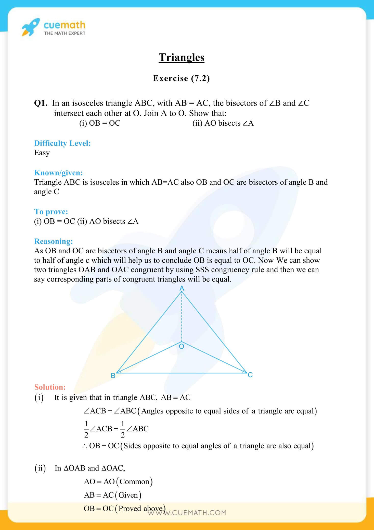 NCERT Solutions Class 9 Math Chapter 7 Triangles 9