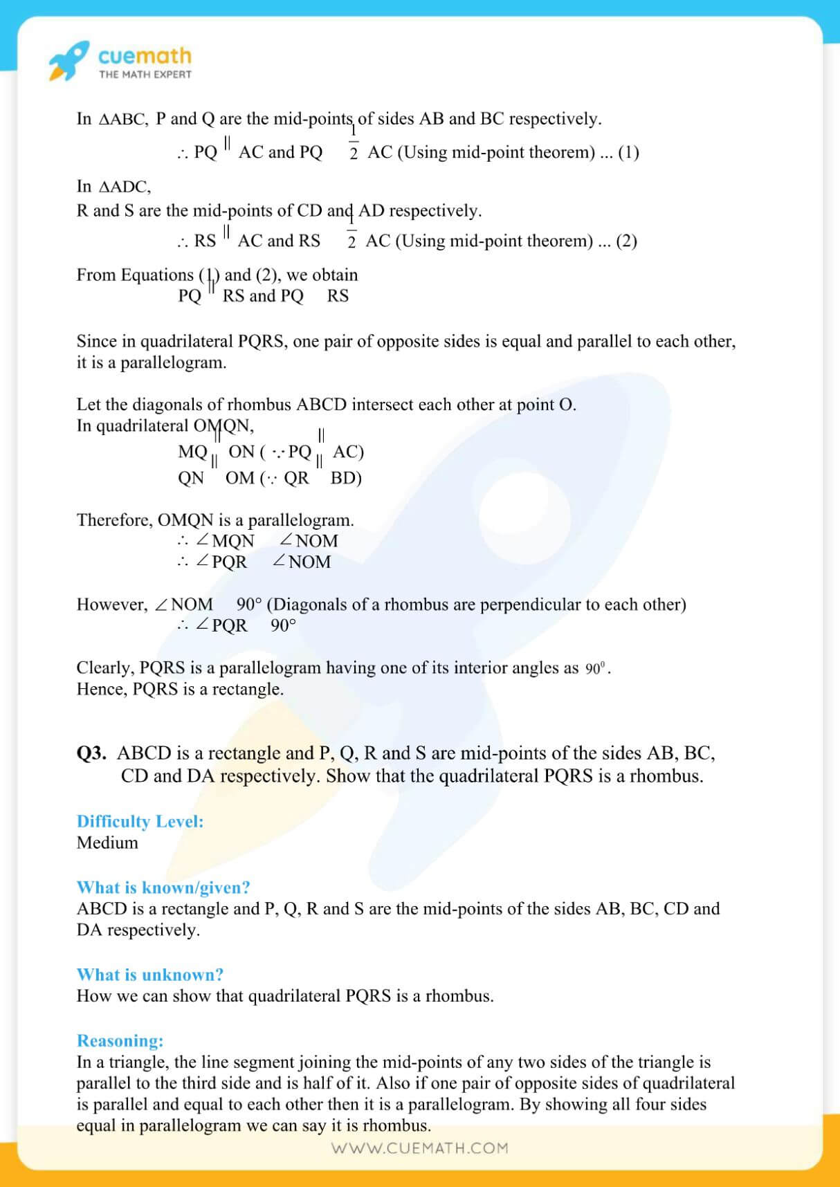 NCERT Solutions Class 9 Maths Chapter 8 Quadrilaterals - Access