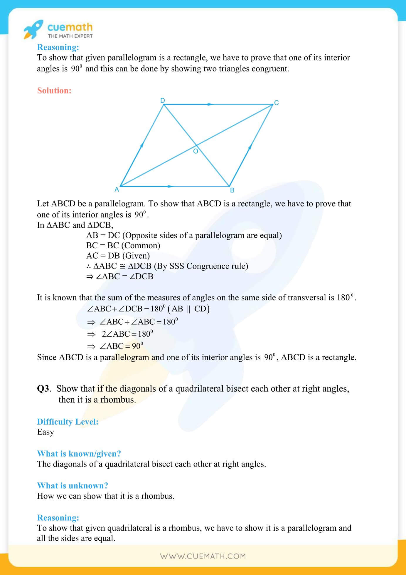 NCERT Solutions Class 9 Math Chapter 8 Quadrilaterals 2