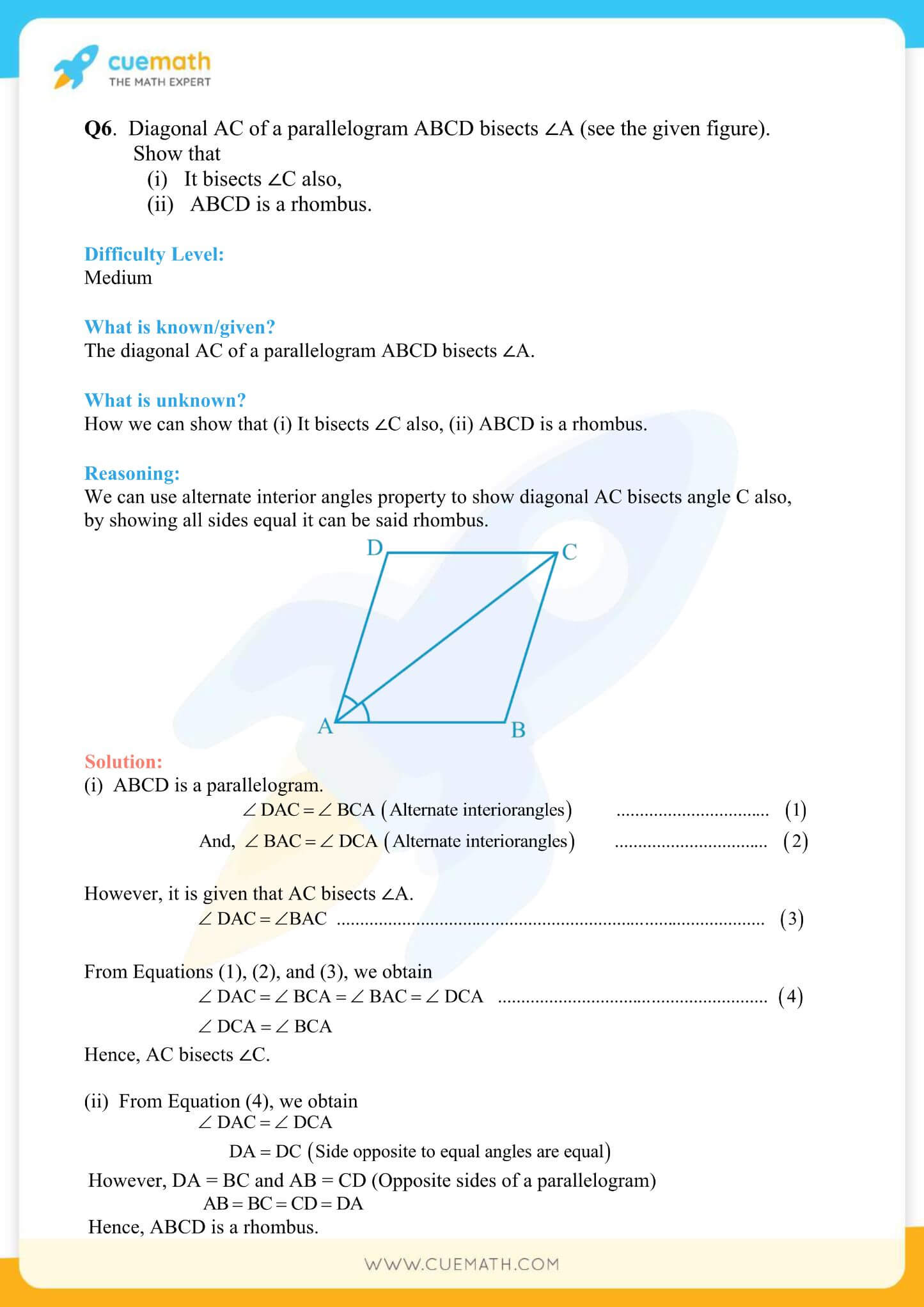 NCERT Solutions Class 9 Math Chapter 8 Exercise 8.1 8