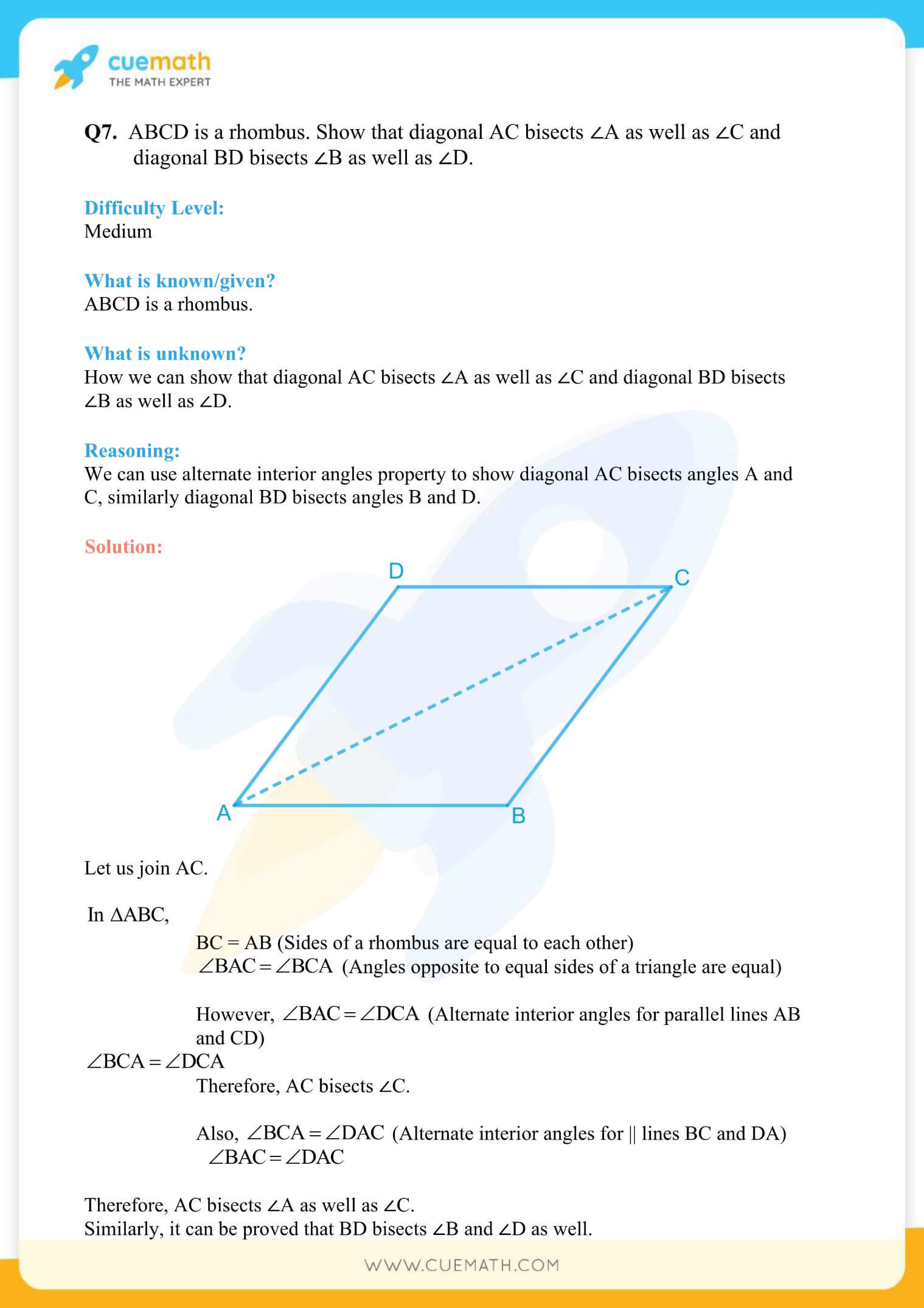 NCERT Solutions Class 9 Math Chapter 8 Exercise 8.1 9