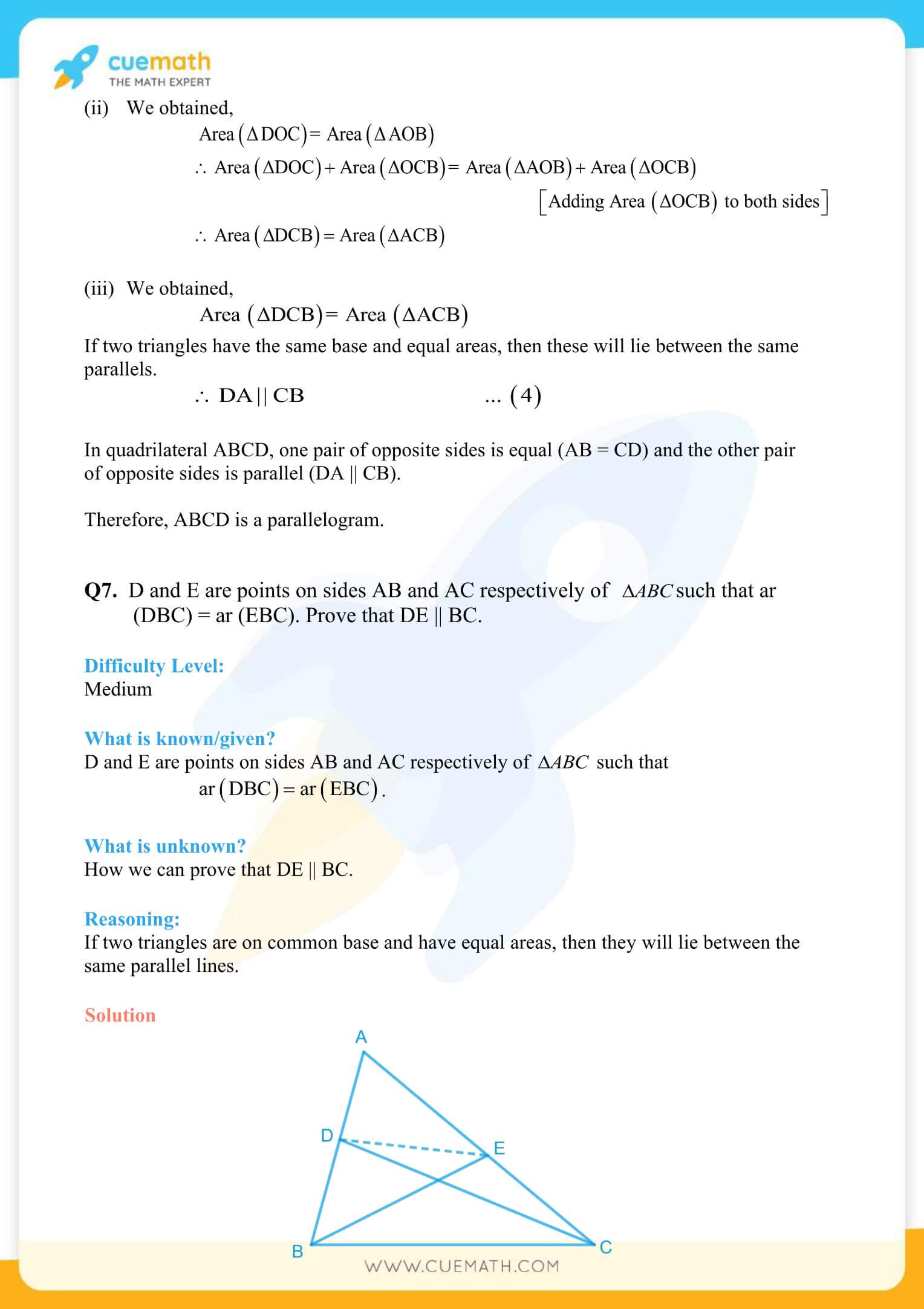 NCERT Solutions Class 9 Math Chapter 9 Exercise 9.3 20