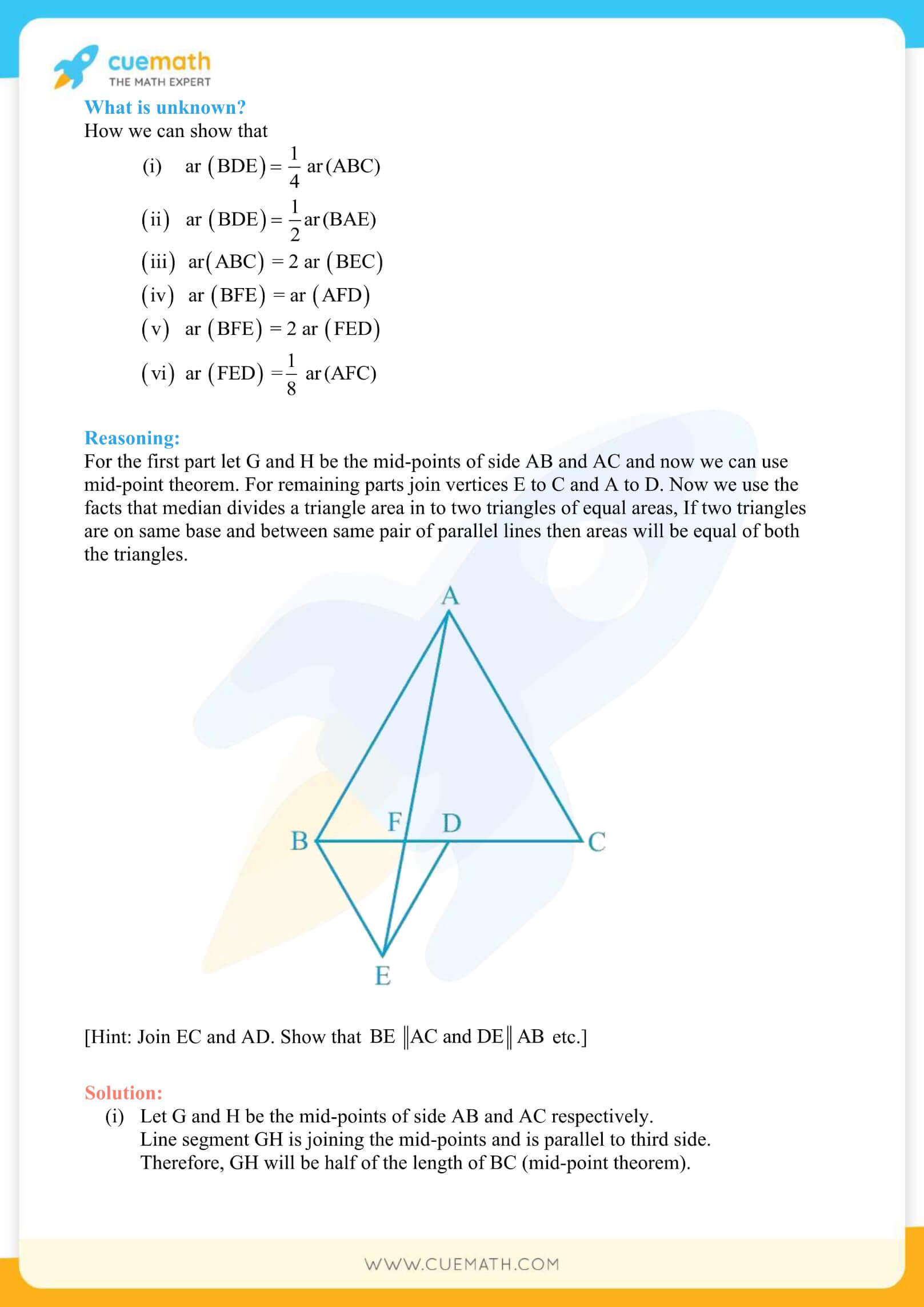 NCERT Solutions Class 9 Math Chapter 9 Areas Of Parallelograms And Triangles 38