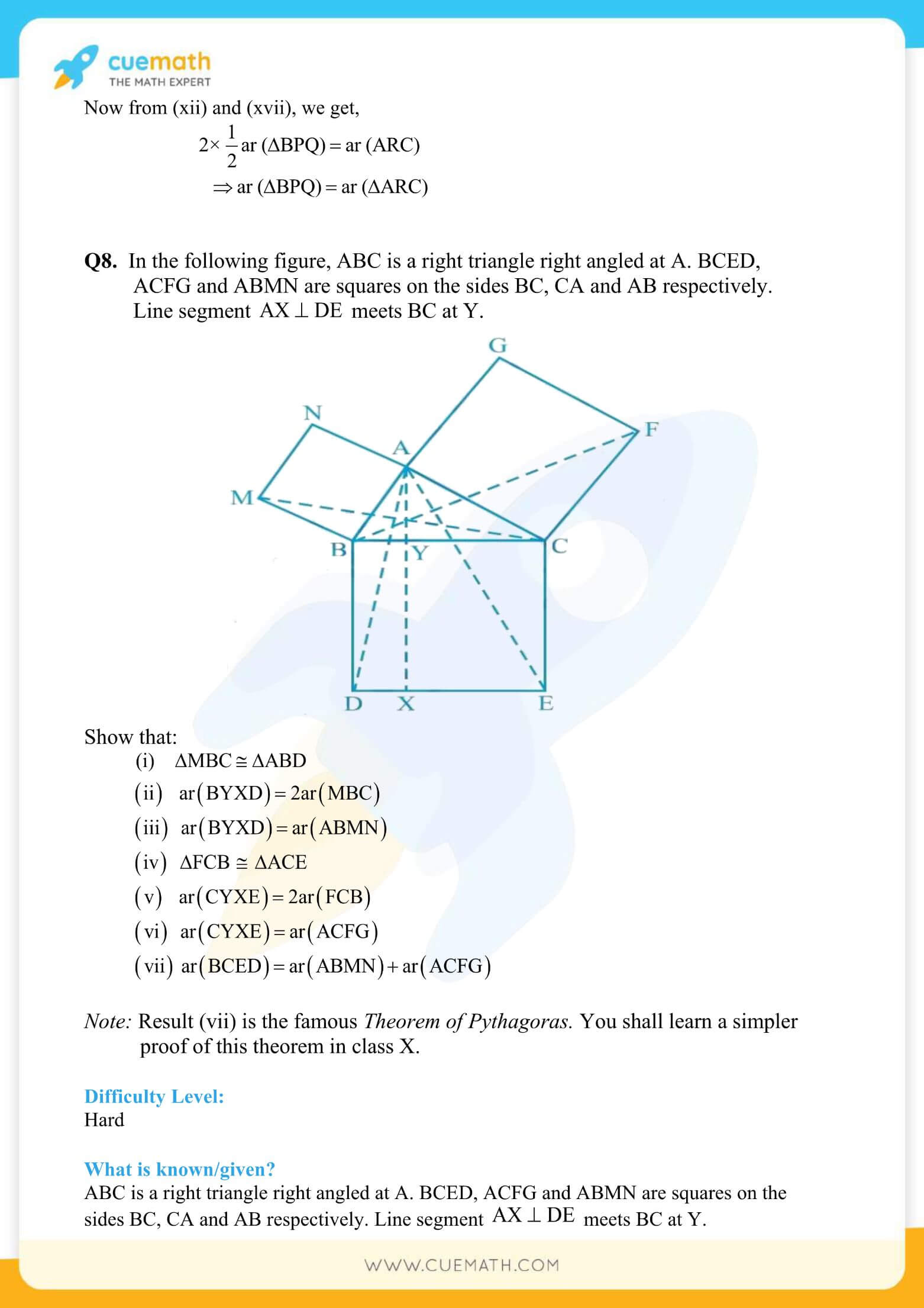 NCERT Solutions Class 9 Math Chapter 9 Exercise 9.4 46