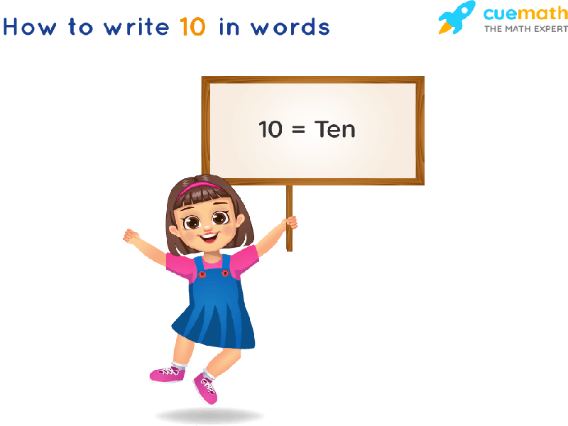 10 In Words Write 10 In Words 10 Spelling En AsriPortal