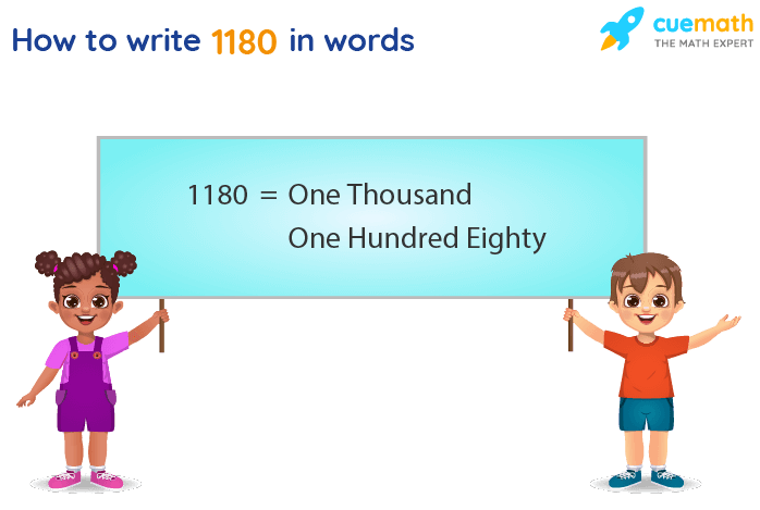 1180 in Words