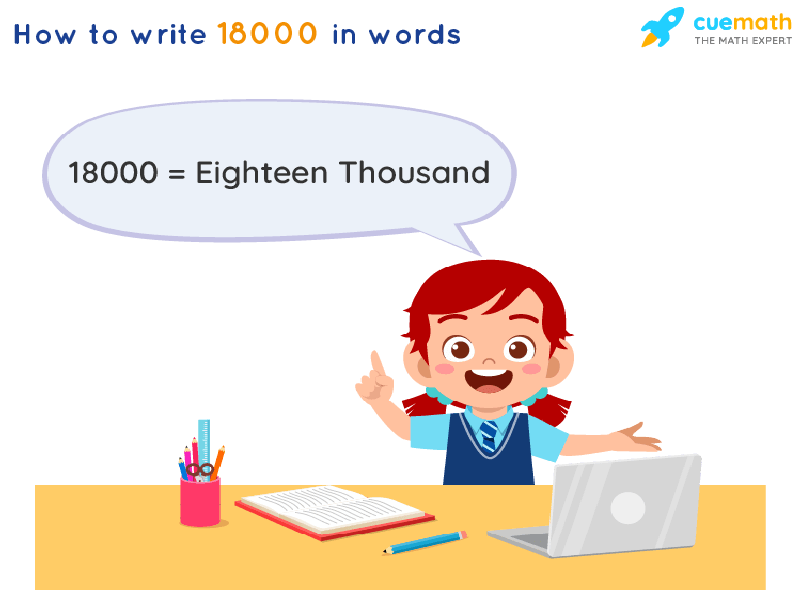 18000 in Words - 18000 in English - 18000 Spelling