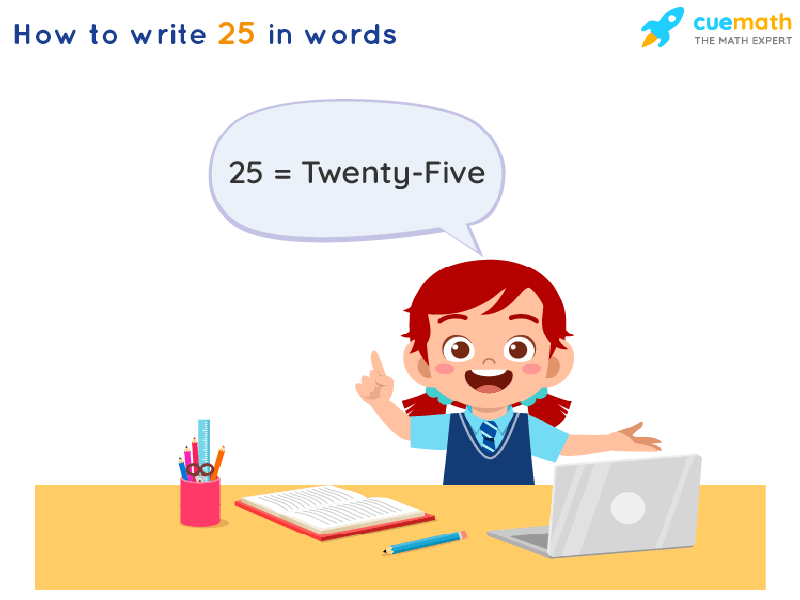 25 in Words