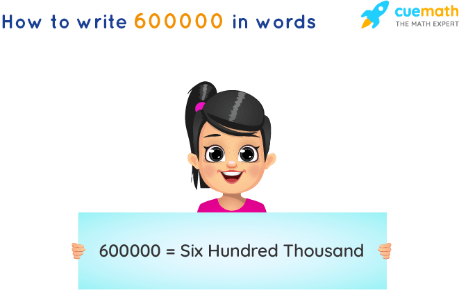 600000 in Words