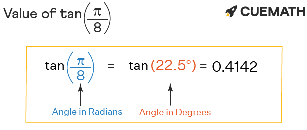 Tan Pi 8 Find Value Of Tan Pi 8 Tan 8 En AsriPortal